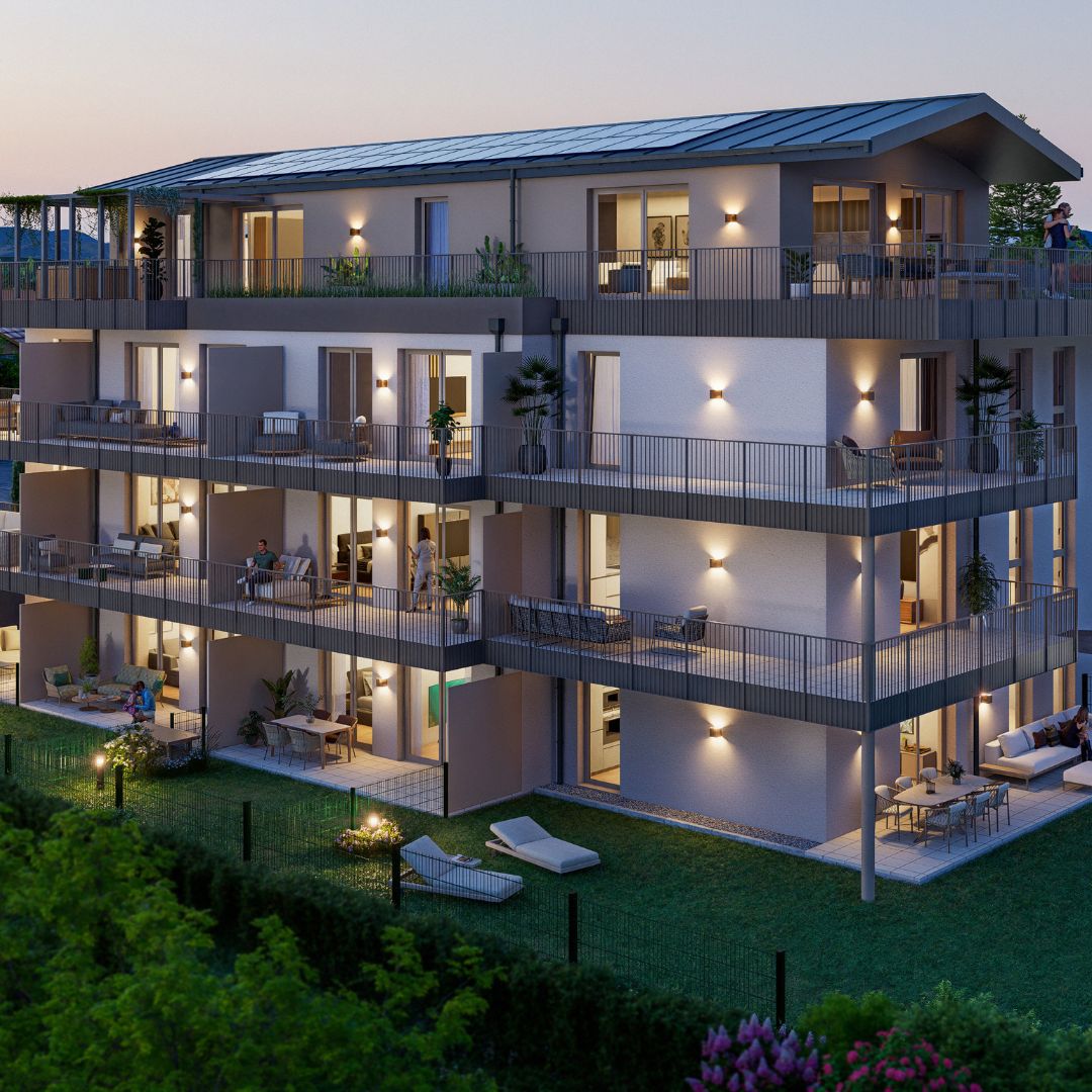 Außenvisualisierung Wohnanlage